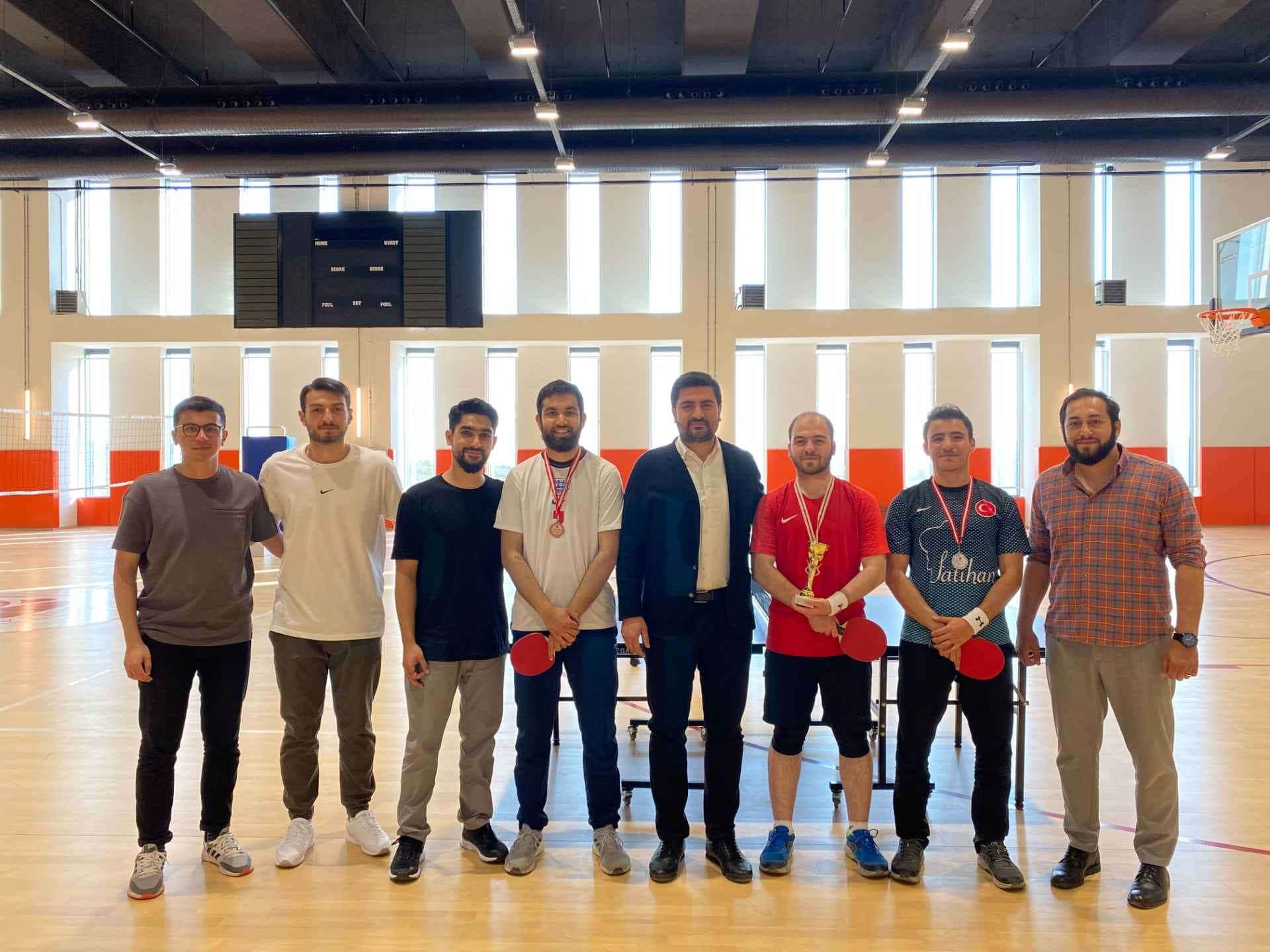 İHÜ Masa Tenisi Turnuvası Şampiyonu Ahmet Akif Kasım Oldu!
