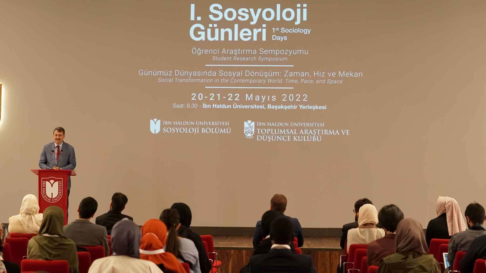 1. Sosyoloji Günleri ‘Sosyal Dönüşüm’ Temasıyla Gerçekleştirildi