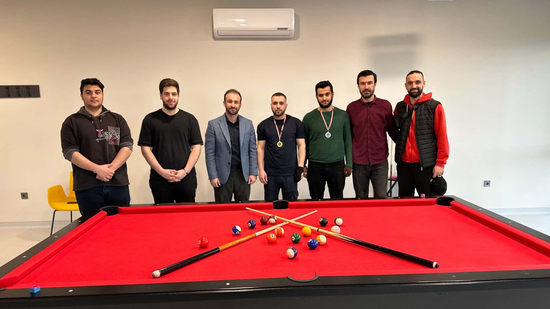 Bilardo Turnuvasında Final Yapıldı