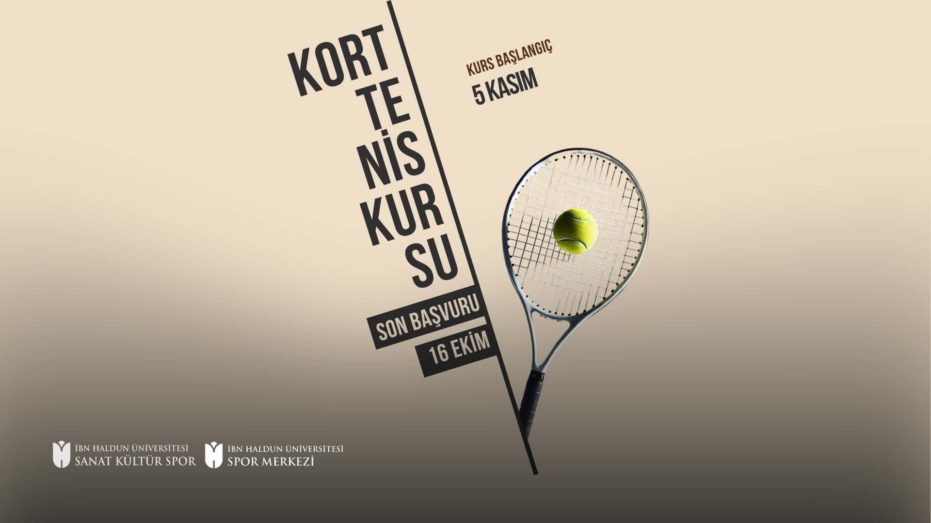Kort Tenis Kursu Başlıyor!
