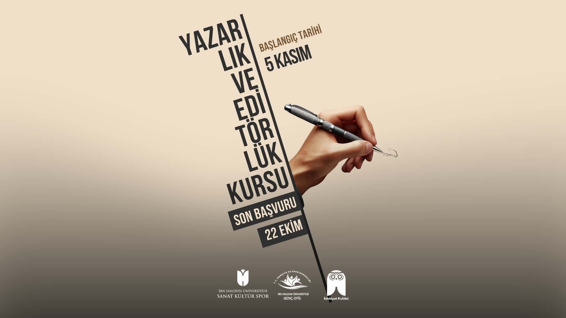 Yazarlık ve Editörlük