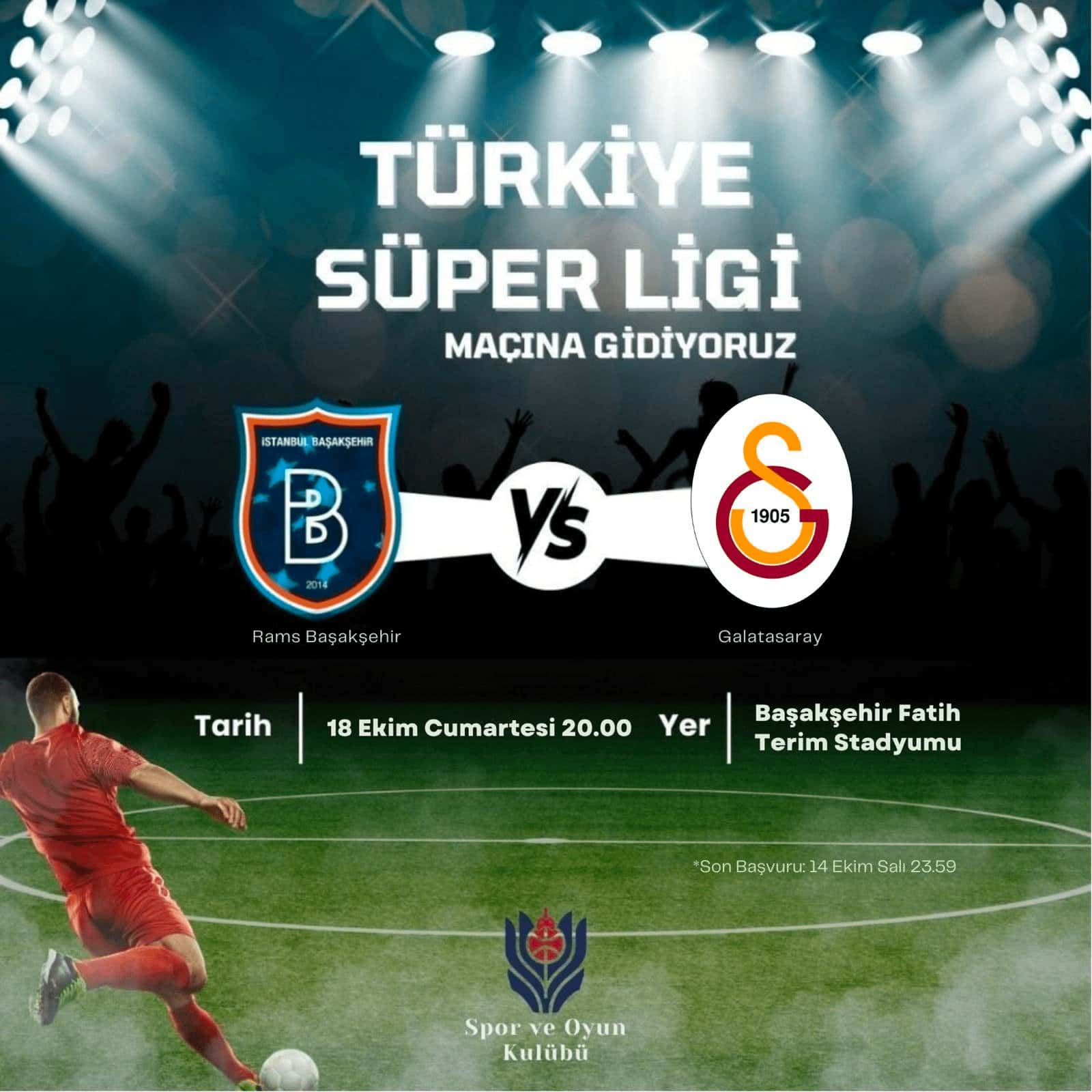 Başakşehir - Galatasaray Maçına Gidiyoruz!